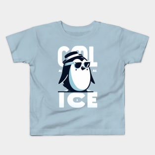 Cool as ice penguin Kids T-Shirt